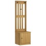 Perchero de entrada SANDNES 45x40x159,5cm madera maciza de pino