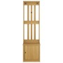 Perchero de entrada SANDNES 45x40x159,5cm madera maciza de pino