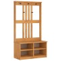 Perchero de entrada SANDNES madera maciza de pino 87x40x159,5cm