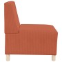 Unidad de Sofá Modular sin Brazos Naranja 55 x 74 x 82 cm