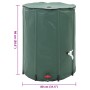 Tanque de agua de lluvia plegable 500 L