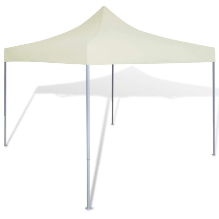 Cenador plegable color crema 3x3 m en Carpas y cenadores | Comprar online en Foro24