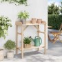 Soportes para plantas con estante Marrón 75 x 40 x 90 cm