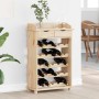 Estante de Vino Marrón 90 x 60 x 30 cm Madera de pino sólido