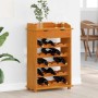 Estante de Vino Marrón 90 x 60 x 30 cm Madera maciza de pino