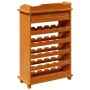 Estante de Vino Marrón 90 x 60 x 30 cm Madera maciza de pino