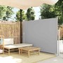 Toldo lateral de jardín o terraza 160x300 cm gris