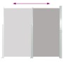 Toldo lateral de jardín o terraza 160x300 cm gris