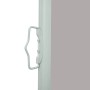 Toldo lateral de jardín o terraza 160x300 cm gris