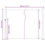 Toldo lateral de jardín o terraza 160x300 cm gris