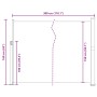 Toldo lateral de jardín o terraza marrón 160x300 cm