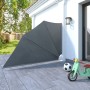 Toldo lateral plegable de balcón gris 160x240 cm
