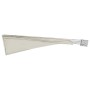 Toldo lateral plegable de balcón color crema 210x210 cm