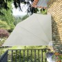 Toldo lateral plegable de balcón color crema 160x240 cm en Sombrillas | Comprar online en Foro24