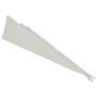 Toldo lateral plegable de balcón color crema 140x140 cm