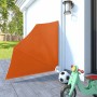 Toldo lateral plegable de balcón color terracota 140x140 cm