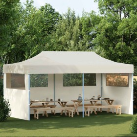 Carpa plegable Pop-up crema 3x6 m