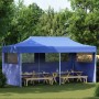 Carpa plegable pop-up azul 3x6 m
