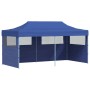 Carpa plegable pop-up azul 3x6 m