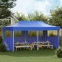 Carpa plegable pop-up azul 3x6 m