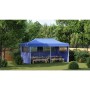Carpa plegable pop-up azul 3x6 m