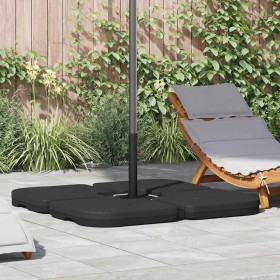 Base de sombrilla postátil arena/agua 60 l