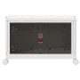 Caja de almacenaje apilable con ruedas 75 L 64x40x41 cm
