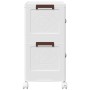 Caja de almacenamiento apilable con ruedas 2 niveles 28 L