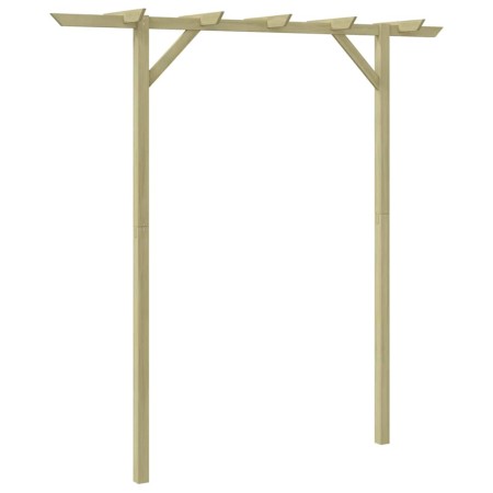 Pérgola de jardín de madera 205x40x203 cm