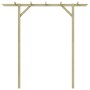 Pérgola de jardín de madera 205x40x203 cm
