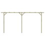 Pérgola de jardín de madera 410x40x203 cm en Pérgolas, arcos y enrejados de jardín | Comprar online en Foro24