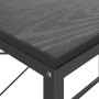 Escritorio de ordenador aglomerado negro 110x60x70 cm