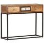 Mesa consola de madera maciza reciclada dorado 90x30x75 cm de vidaXL, Aparadores - Ref: Foro24-286511, Precio: 184,66 €, Desc...