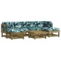 7-teiliges Gartenmöbel-Set mit Kissen aus imprägniertem Kiefernholz von vidaXL, Gartensets - Ref: Foro24-3185926, Preis: 601,...