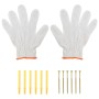 Estantes de pared 3 uds acero inoxidable plateado