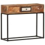 Mesa consola de madera maciza reciclada dorado 90x30x75 cm de vidaXL, Aparadores - Ref: Foro24-286511, Precio: 184,66 €, Desc...