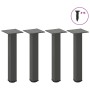 Patas para mesa de centro (4 unidades), antracita, 30-32 cm
