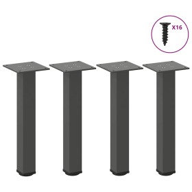 Patas para mesa de centro (4 unidades), antracita, 30-32 cm