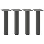 Patas para mesa de centro (4 unidades), antracita, 30-32 cm