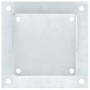 Bases para postes cuadradas 12 uds. Plata 141x141 mm en Postes de cerca | Comprar online en Foro24