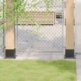 Bases para postes cuadradas 4 uds. 