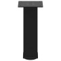 Patas para mesa de centro (4 unidades), color negro, 42-44 cm