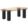 Patas para mesa de centro (4 unidades), color negro, 42-44 cm