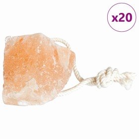 Piedras de Sal para Lamer 20 pcs Rosa Sal Rock