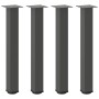 Patas para consola (4 unidades), antracita, 72-74 cm, acero
