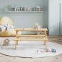 Mesa infantil con bancos "IRUN" 90x79,5x50 cm madera maciza