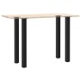 Patas para mesa de bar (4 unidades), color negro, 90-92 cm