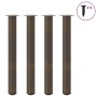 Patas para mesa de bar 4 unidades acero natural 90-92 cm Acero