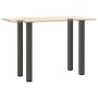 Patas para mesa de bar (4 unidades, antracita, 100-102 cm