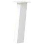 Patas para mesa de centro (4 unidades), color blanco, 42 cm
